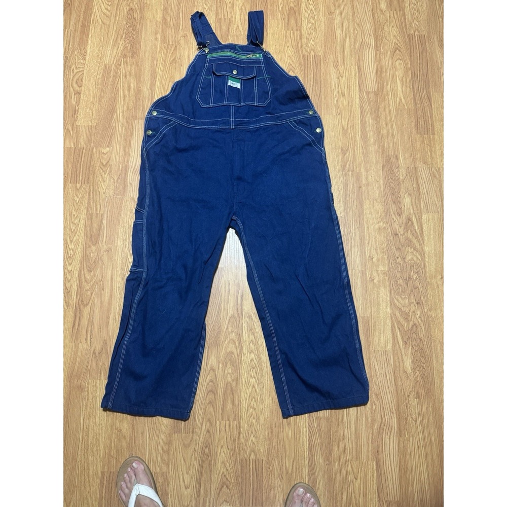 Liberty Men's Blue Denim Cotton Bib Overalls Mechanic Workwear MPN 18006DB9